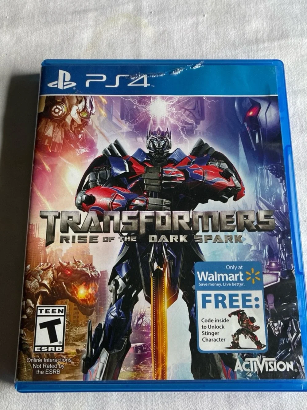 PS4 Transformers: Rise of the Dark Spark - Blue Case Only